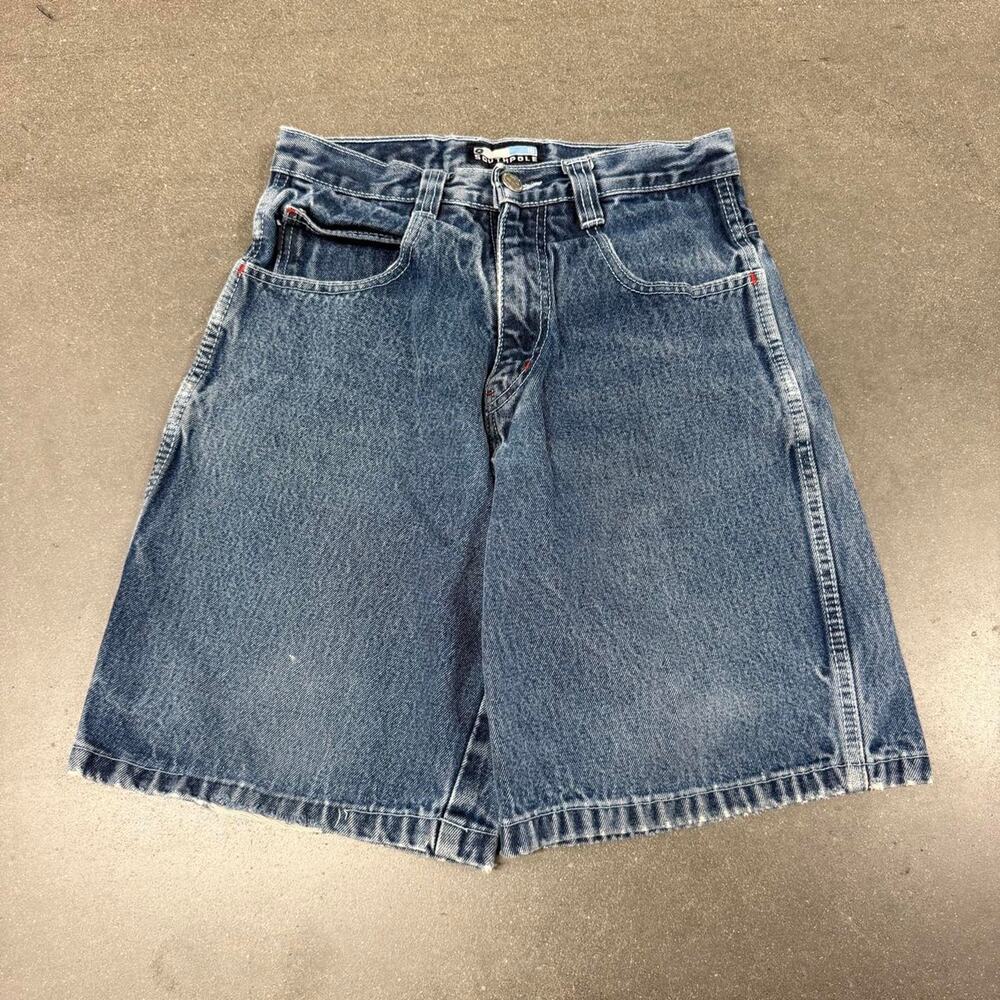 Southpole Baggy Jorts 27x9 Y2K Hip Hop Skater Denim Shorts